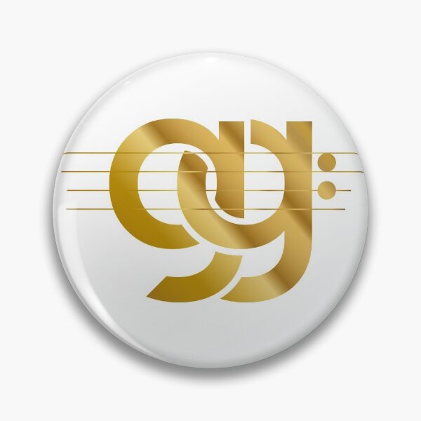 Goldenes Logo Button