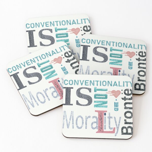 Item preview, Letterpress Charlotte Bronte Quote 1 designed and sold by MarbleCloud.