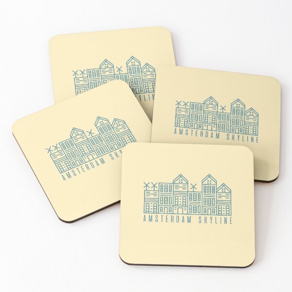 Item preview, Amsterdam skyline minimalist designed and sold by hppkoala_am.