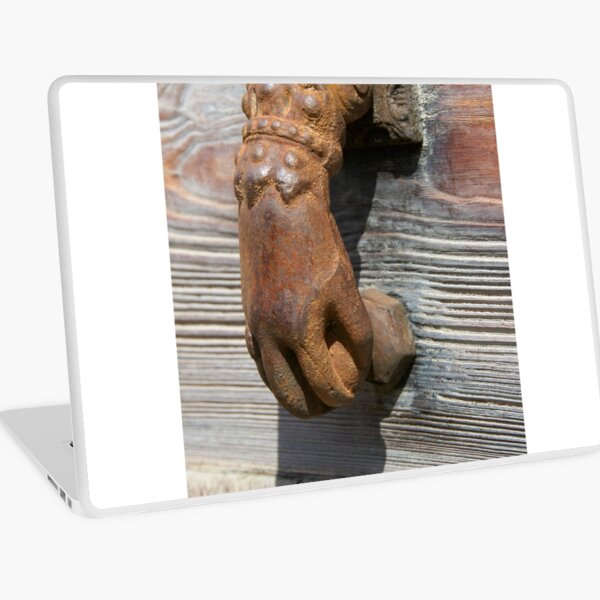 Time-worn door knocker 5 Laptop Skin