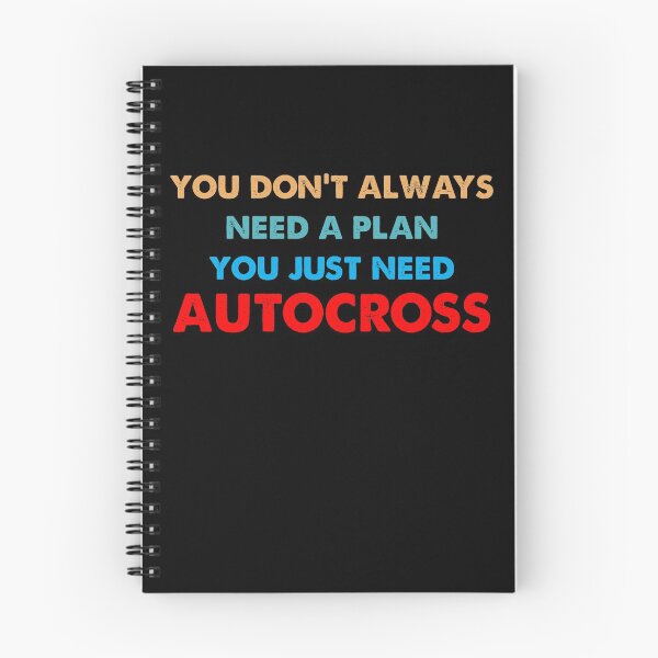 Item preview, You Don't Always Need a Plan You Just Need Autocross Retro designed and sold by Kaliarizone.