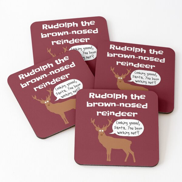 Item preview, Rudolph the Brown Nose Reindeer designed and sold by WeaveTrumpet.