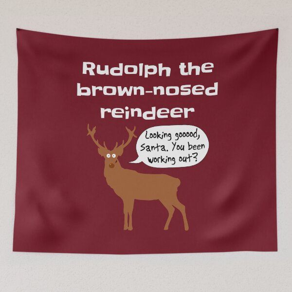 Item preview, Rudolph the Brown Nose Reindeer designed and sold by WeaveTrumpet.