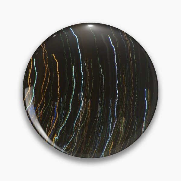 Item preview, Signal shape panning photo of city night lights  designed and sold by aryabehnam.