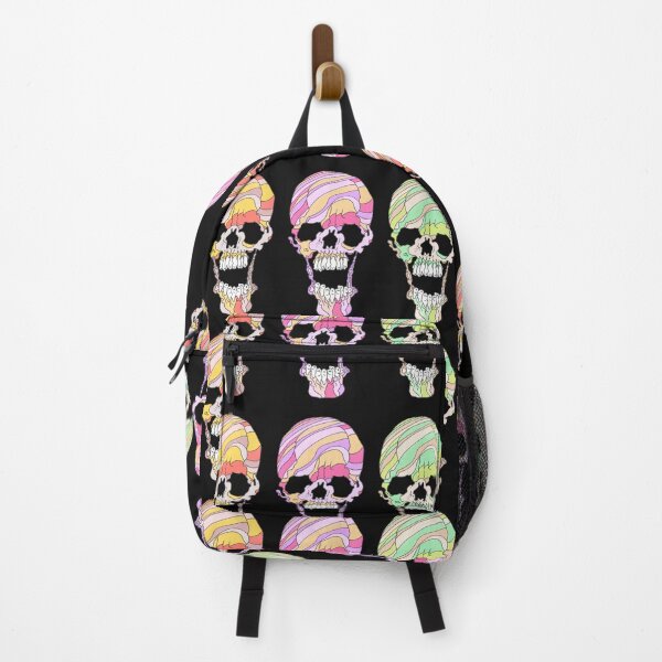 Item preview, Candy Cane Skull Colurful designed and sold by kikoeart.