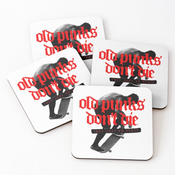 Item preview, Old Punks Don't Die—They Just Go Skate designed and sold by designerthreat.