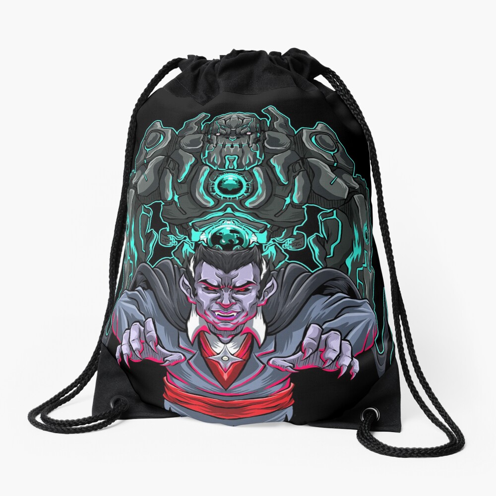 Golem & Evoker Drawstring Bag