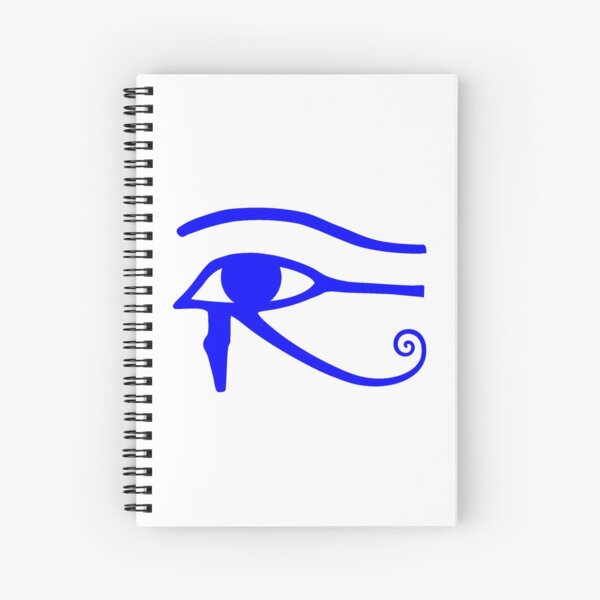 Egyptian Art: Eye of Horus Spiral Notebook