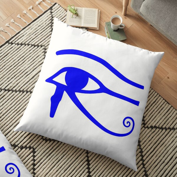 Egyptian Art: Eye of Horus Floor Pillow