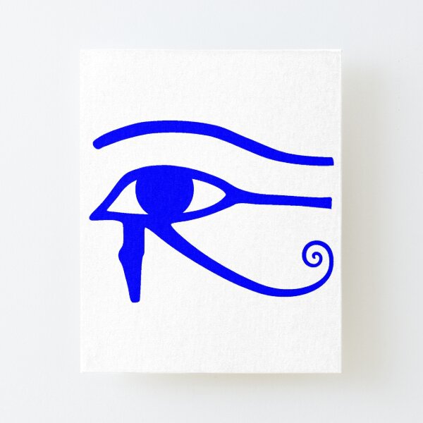 Egyptian Art: Eye of Horus Canvas Mounted Print