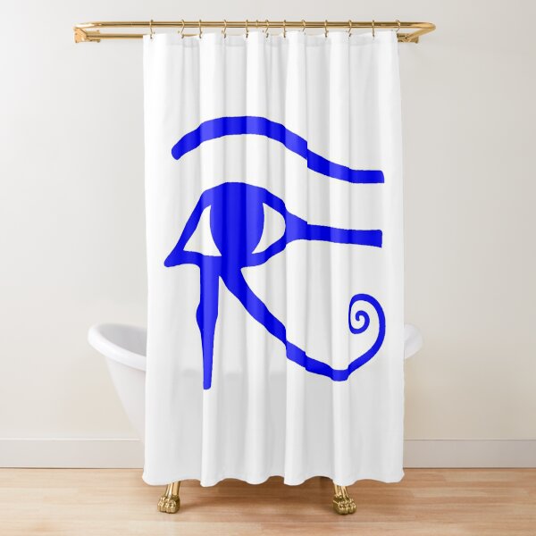 Egyptian Art: Eye of Horus Shower Curtain