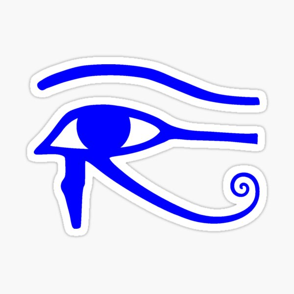Egyptian Art: Eye of Horus #EgyptianArt #EyeofHorus #Egyptian #Art #Eye #Horus  Sticker