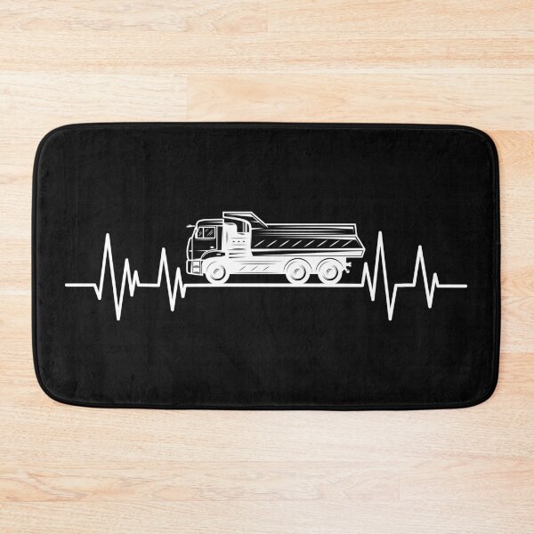 Item preview, Dump Truck Driver heartbeat Birthday dumptruck lover  designed and sold by ELmezz.