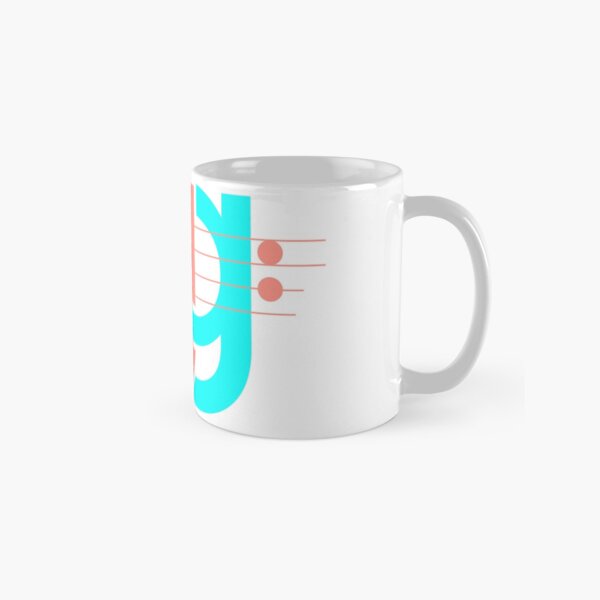 Logo in Pink / Türkis Tasse (Standard)