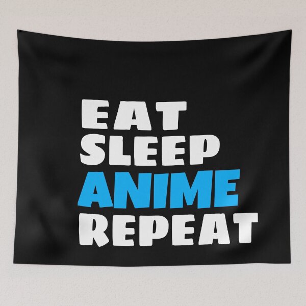 Item preview, EAT SLEEP ANIME REPEAT, FUNNY GIFT SHIRT. designed and sold by ASsi-Eve.