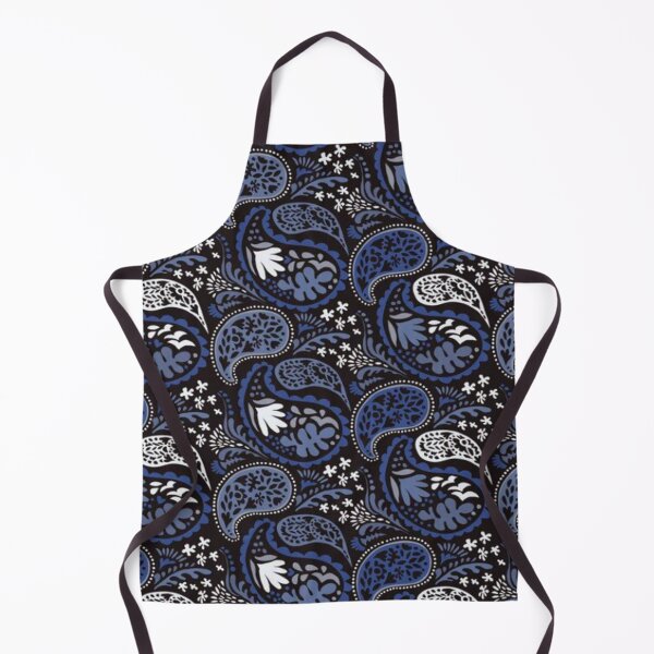 Item preview, Shades of Blue Paisley Print designed and sold by RocketshSD.