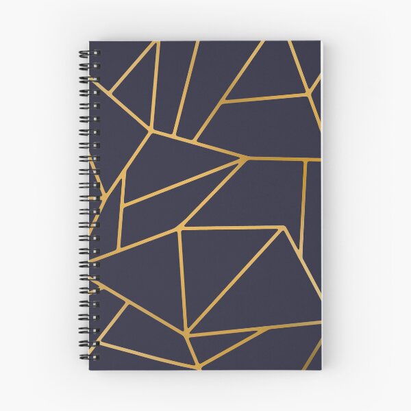 Item preview, Gold and Dark Blue/Purple Triangle Pattern designed and sold by muffinstandd.