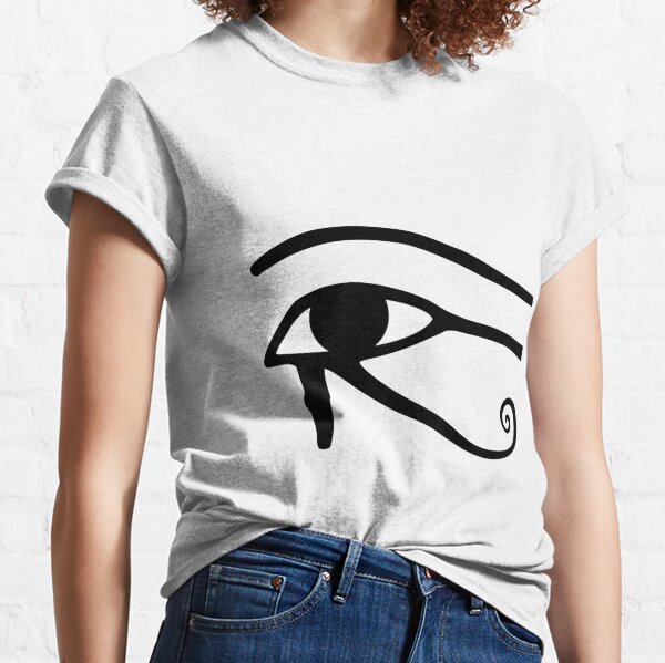 Egyptian Art: Eye of Horus #EgyptianArt #EyeofHorus  Classic T-Shirt