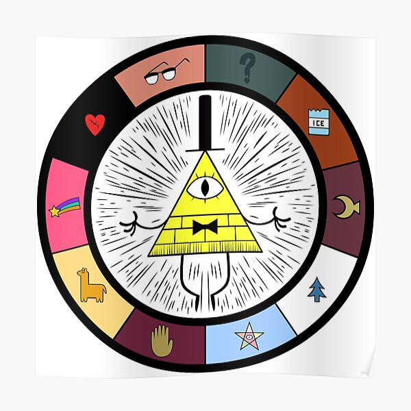 Bill Ciphers Wheel Posters | Redbubble