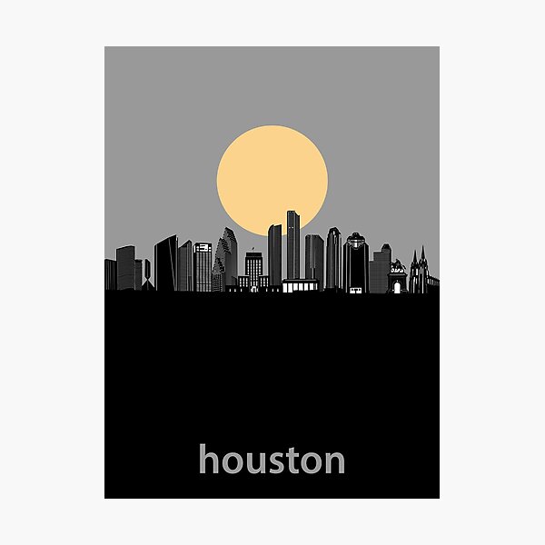 Houston Cityscape Gifts & Merchandise for Sale