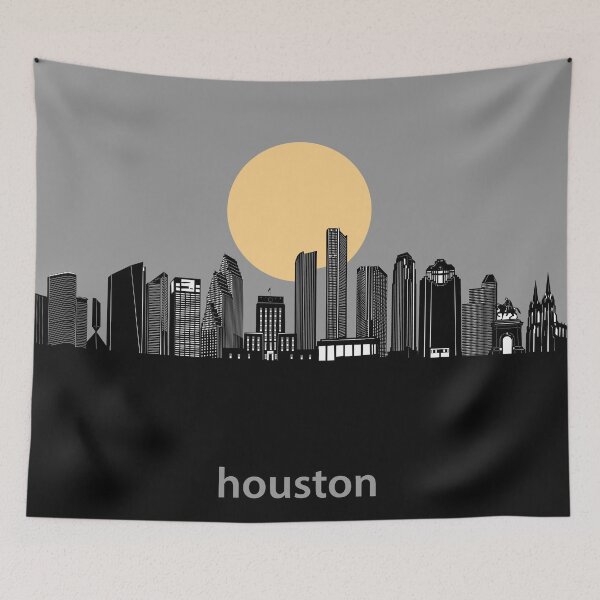 Item preview, houston skyline minimal designed and sold by BekimART2.