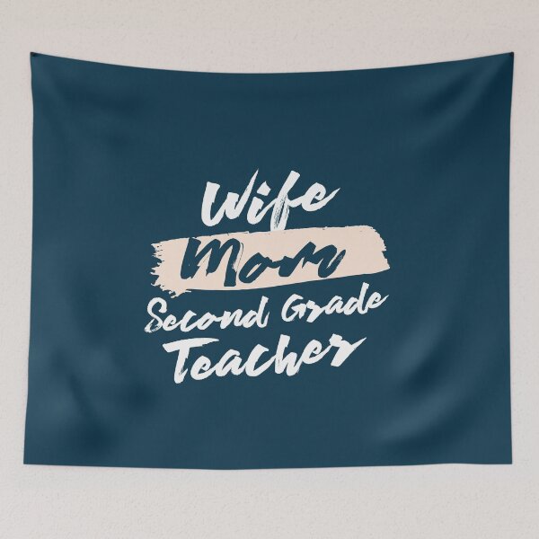 Item preview, Cute Wife Mom Second Grade Teacher Gift Idea designed and sold by betternotes.