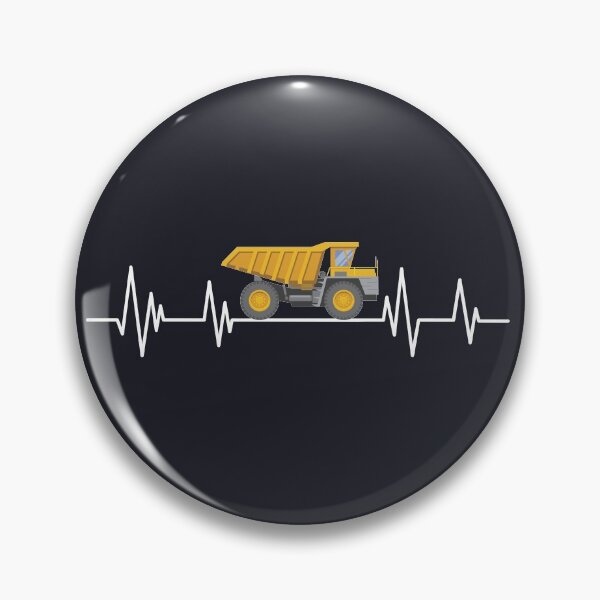 Item preview, Dump Truck Driver heartbeat Birthday dumptruck lover  designed and sold by ELmezz.