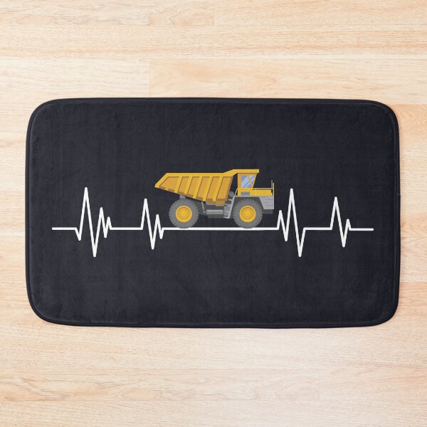 Item preview, Dump Truck Driver heartbeat Birthday dumptruck lover  designed and sold by ELmezz.