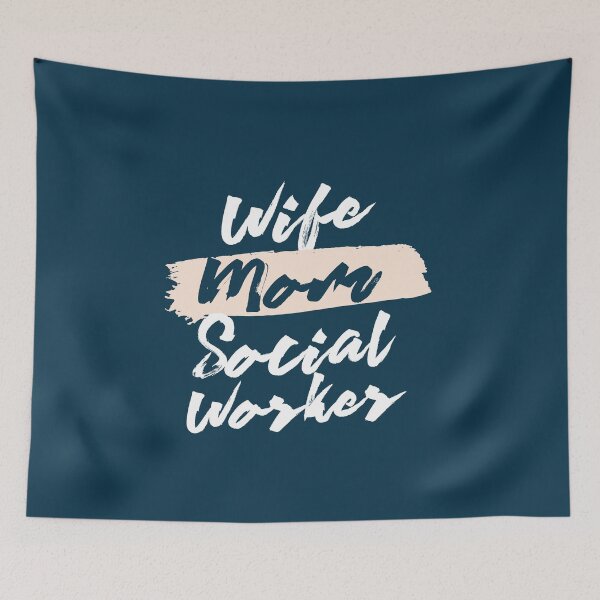Artikelvorschau, Cute Wife Mom Social Worker Gift Idea entworfen und verkauft von betternotes.