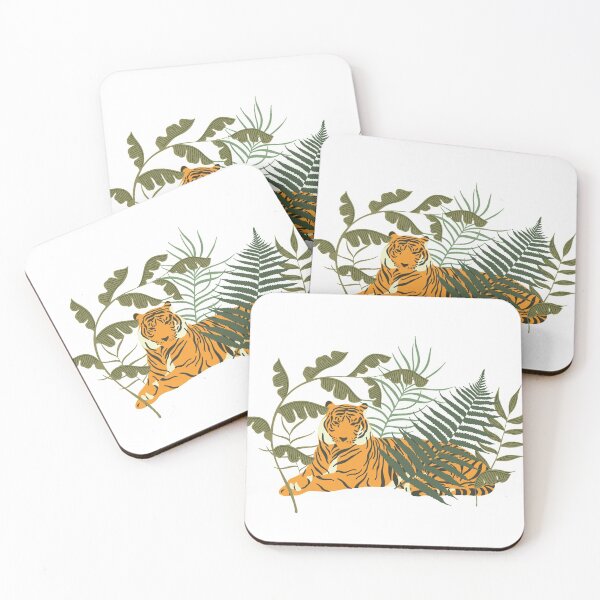 Item preview, Bengal tiger with trees and plants  designed and sold by Ani1111.