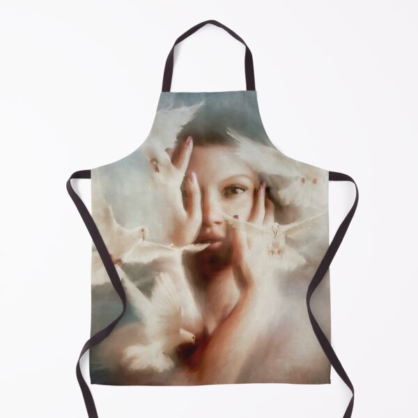 Item preview, Imperfections. Lady with doves designed and sold by Samantha Wells.