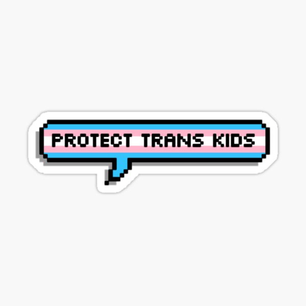 protect trans kids Sticker