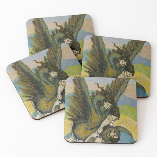 Item preview, Vampire in the form of a flying monster designed and sold by Vintage Designs +.