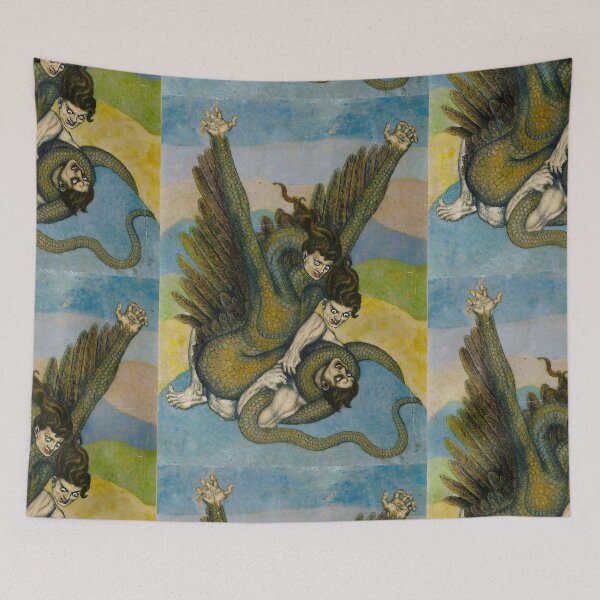 Item preview, Vampire in the form of a flying monster designed and sold by Vintage Designs +.