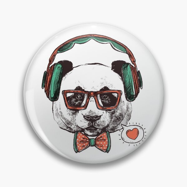 Item preview, Panda Loves Music designed and sold by Imakeyouhappy.