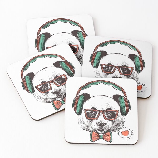 Item preview, Panda Loves Music designed and sold by Imakeyouhappy.