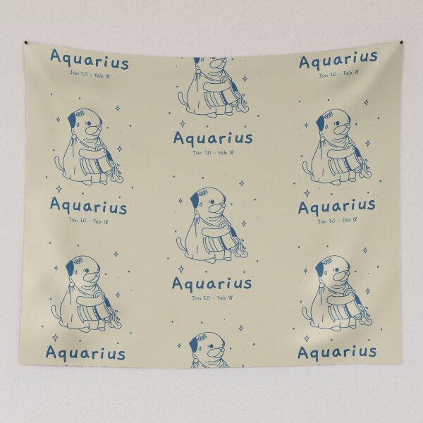 Item preview, Aquarius Astrology Sign Dog Lover designed and sold by MariusMunteanu.
