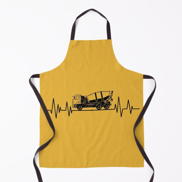 Item preview, concrete mixer truck heartbeat Birthday concrete mixer machine lover designed and sold by ELmezz.