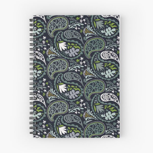 Item preview, Shades of Green Paisley Print designed and sold by RocketshSD.
