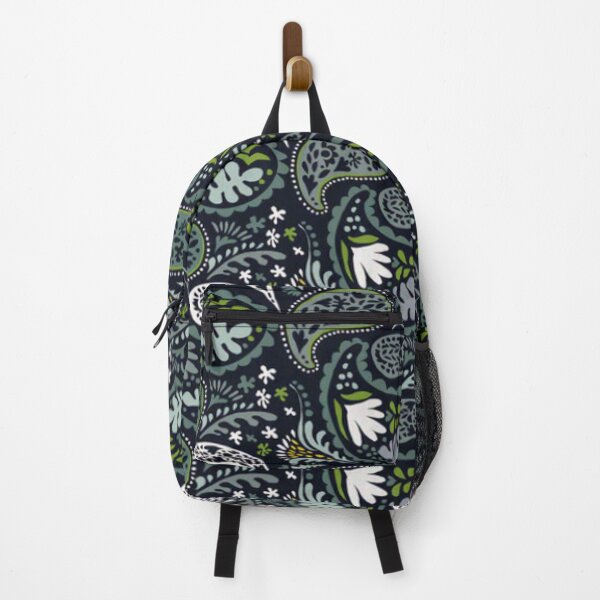 Item preview, Shades of Green Paisley Print designed and sold by RocketshSD.