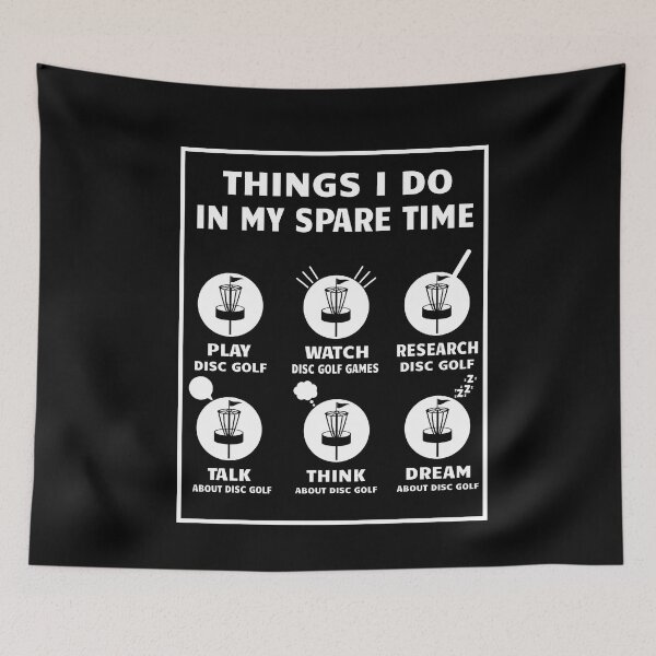 Item preview, Things I Do In My Spare Time Disc Golf Player Funny Gifts designed and sold by issambak.