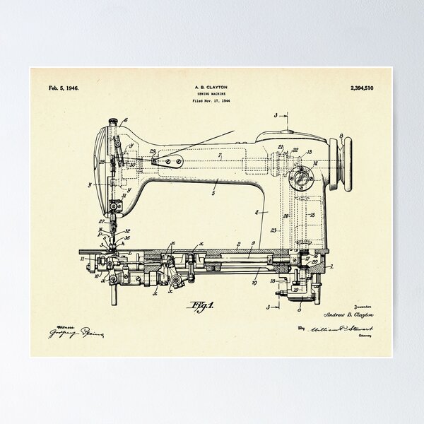 Item preview, Sewing Machine-1946 designed and sold by paulrommer.