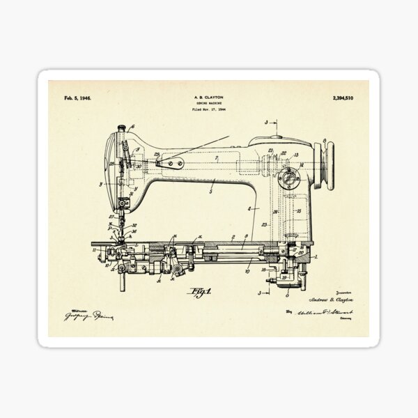 Item preview, Sewing Machine-1946 designed and sold by paulrommer.