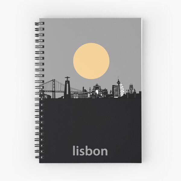 Item preview, lisbon skyline minimal designed and sold by BekimART2.