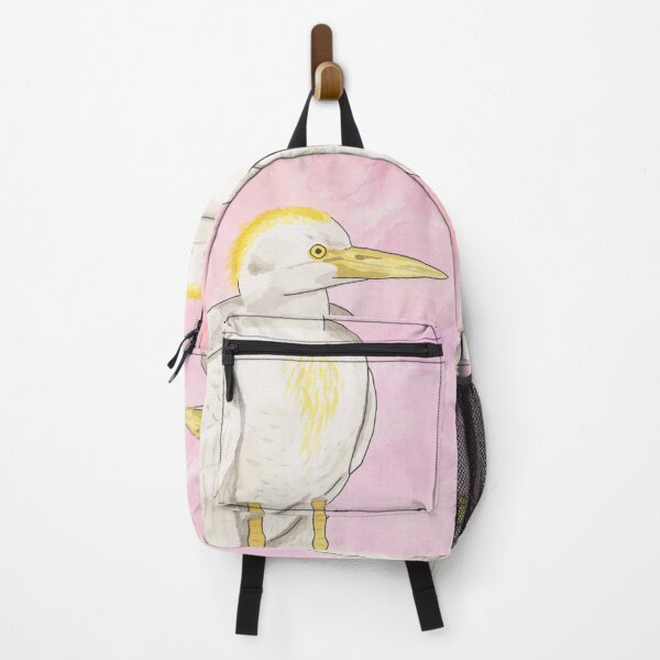 Item preview, Cattle Egret bird watercolor art designed and sold by TheWaterBirds.