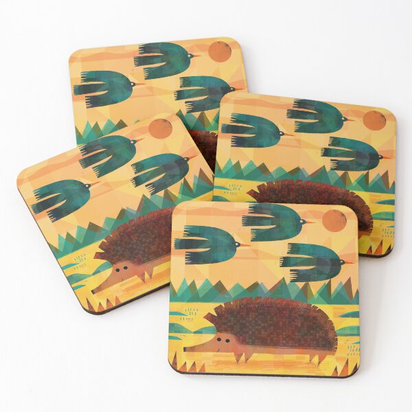 Item preview, Three Choughs and a Hedgehog designed and sold by gklucas.