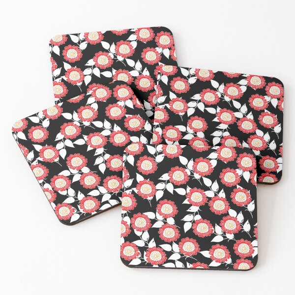 Item preview, Forest bright red flowers designed and sold by sonaadalian.