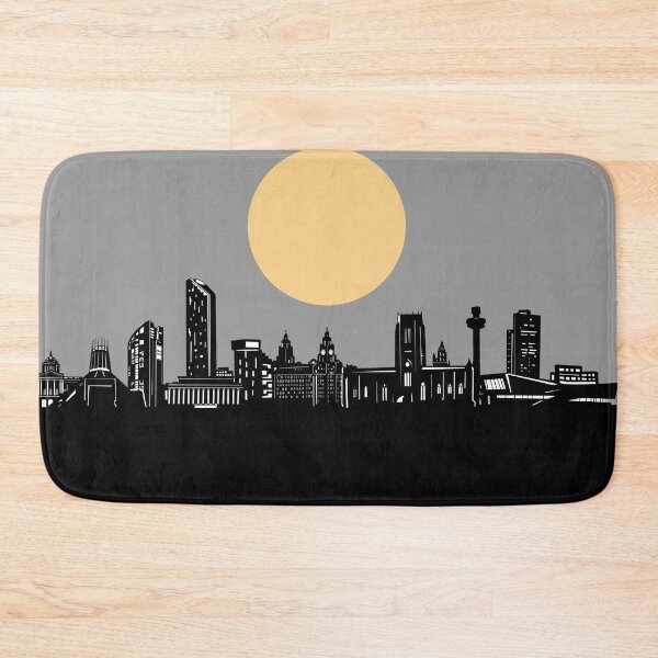 Item preview, liverpool skyline minimal designed and sold by BekimART2.