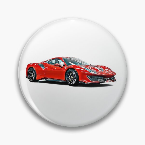 Item preview, 488 GTB Cartoon designed and sold by Auto-Prints.