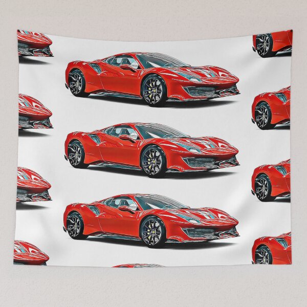 Item preview, 488 GTB Cartoon designed and sold by Auto-Prints.